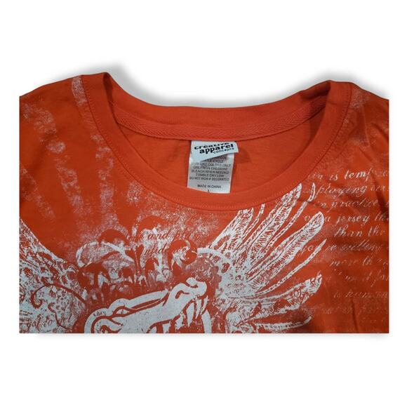 Creative Apparel Florida Gators Orange & White Short Sleeved Shirt - Size Large - Picture 5 of 5